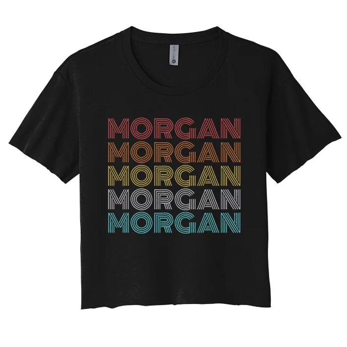 Retro Vintage Morgan Women's Crop Top Tee