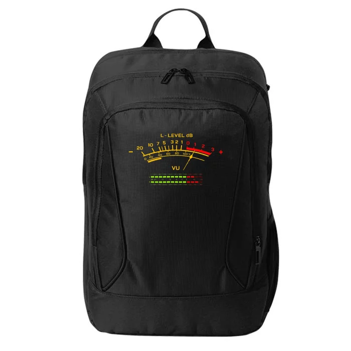 Retro Vu Meter Vintage Hi Fi Audio Stereo Music Sound City Backpack