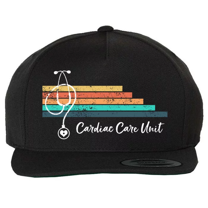 Retro Vintage Medical Stethoscope Cardiac Care Unit Cute Gift Wool Snapback Cap