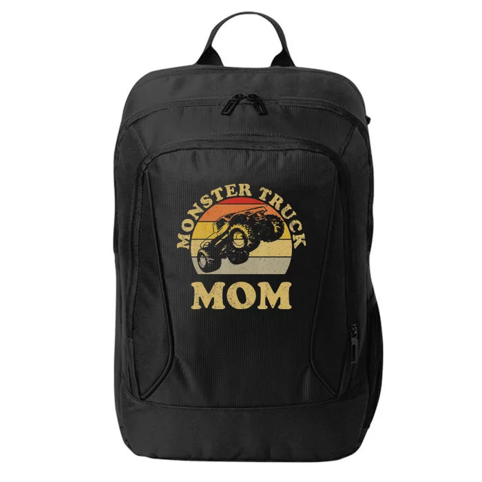 Retro Vintage Monster Truck Mom City Backpack