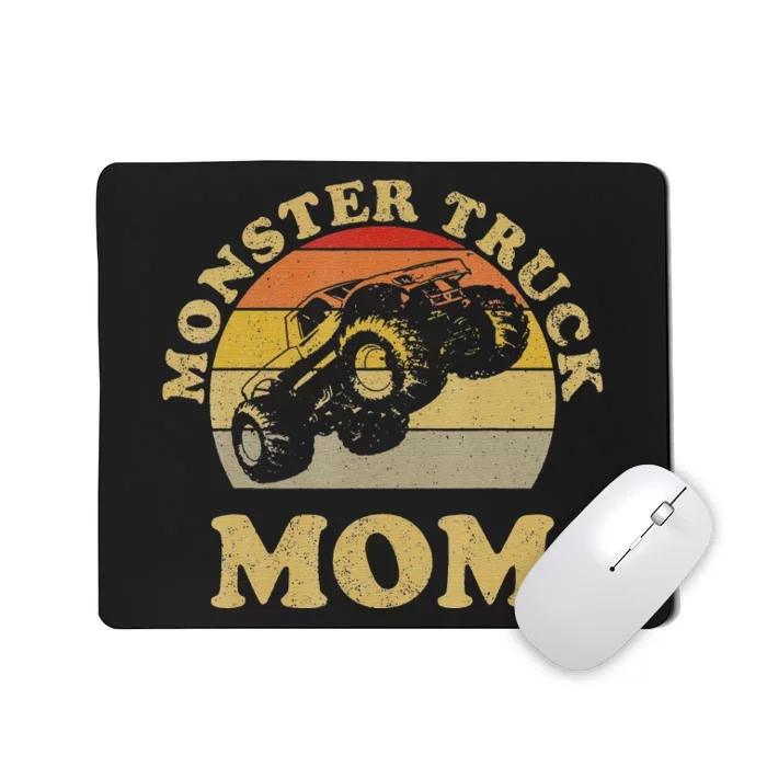 Retro Vintage Monster Truck Mom Mousepad