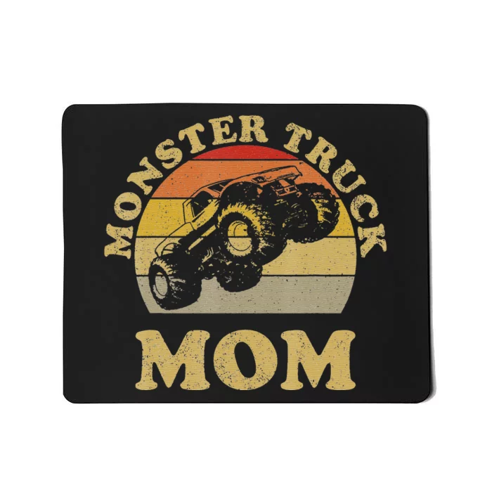 Retro Vintage Monster Truck Mom Mousepad