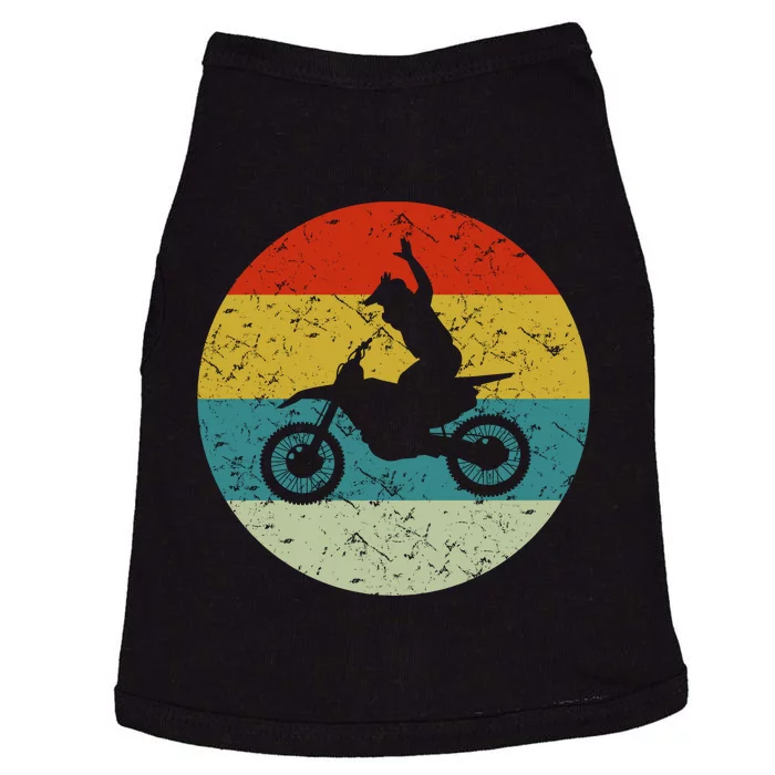 Retro Vintage Motorbike Doggie Tank