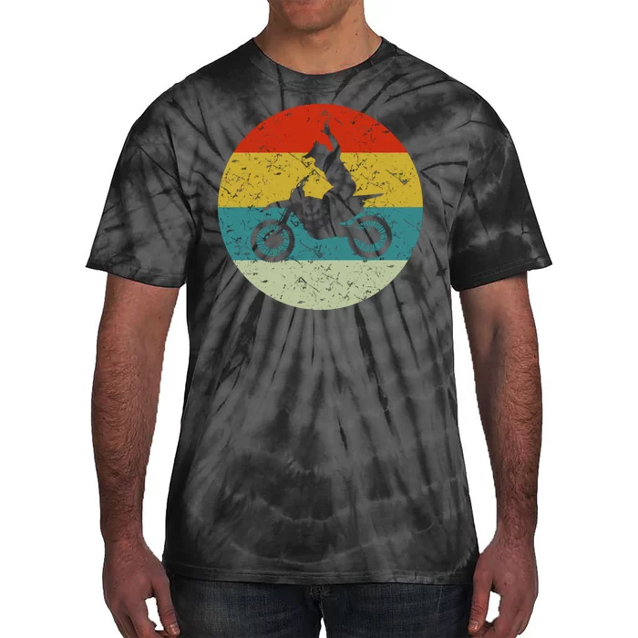 Retro Vintage Motorbike Tie-Dye T-Shirt