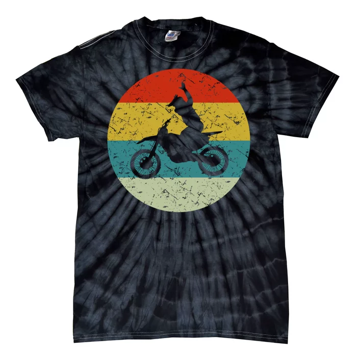 Retro Vintage Motorbike Tie-Dye T-Shirt