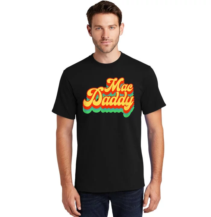 Retro Vintage Mac Daddy Funk Disco Party Tall T-Shirt