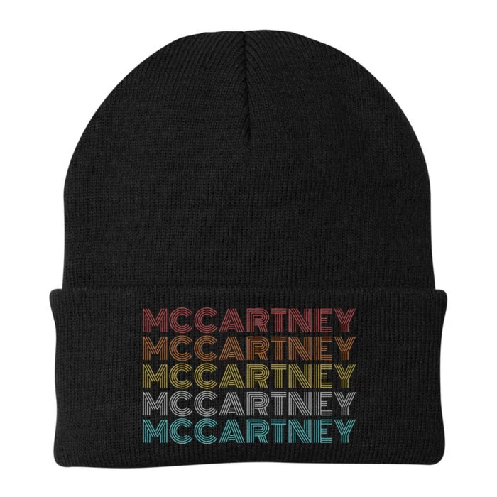 Retro Vintage Mccartney Knit Cap Winter Beanie