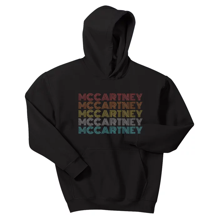 Retro Vintage Mccartney Kids Hoodie