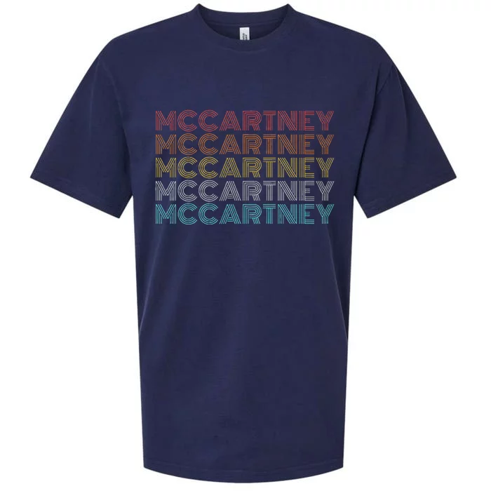 Retro Vintage Mccartney Sueded Cloud Jersey T-Shirt