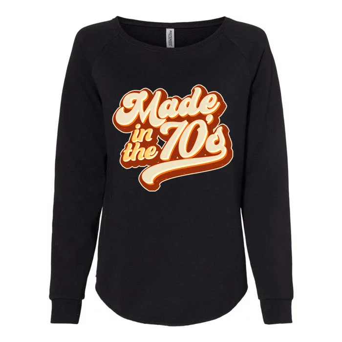 Retro Vintage Maded In The 70s 1970s Womens California Wash Sweatshirt