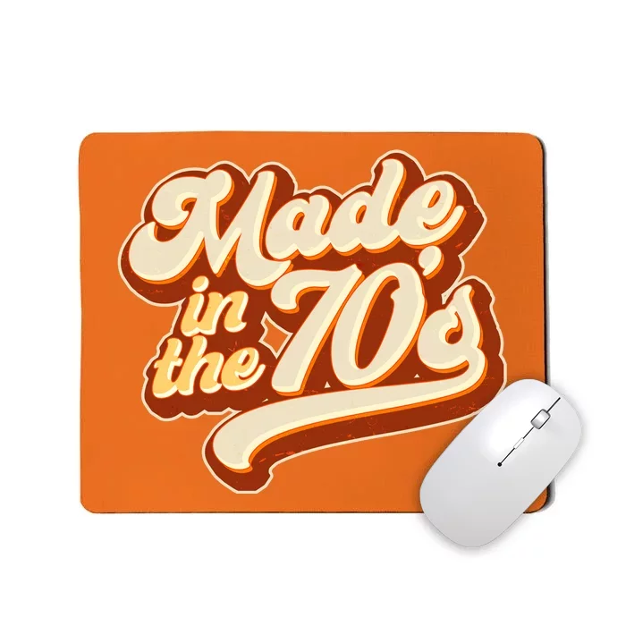 Retro Vintage Maded In The 70s 1970s Mousepad