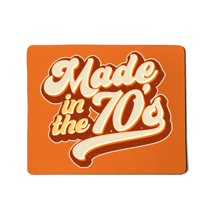 Retro Vintage Maded In The 70s 1970s Mousepad