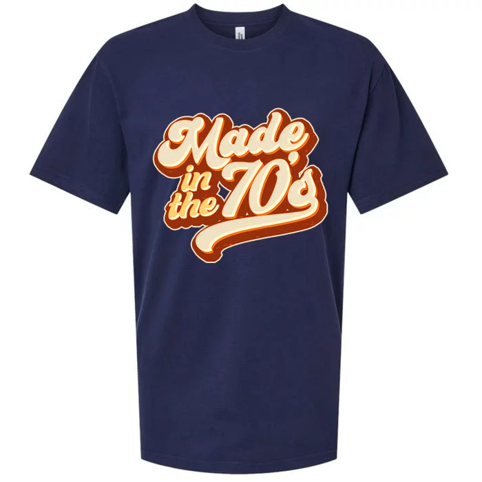 Retro Vintage Maded In The 70s 1970s Sueded Cloud Jersey T-Shirt