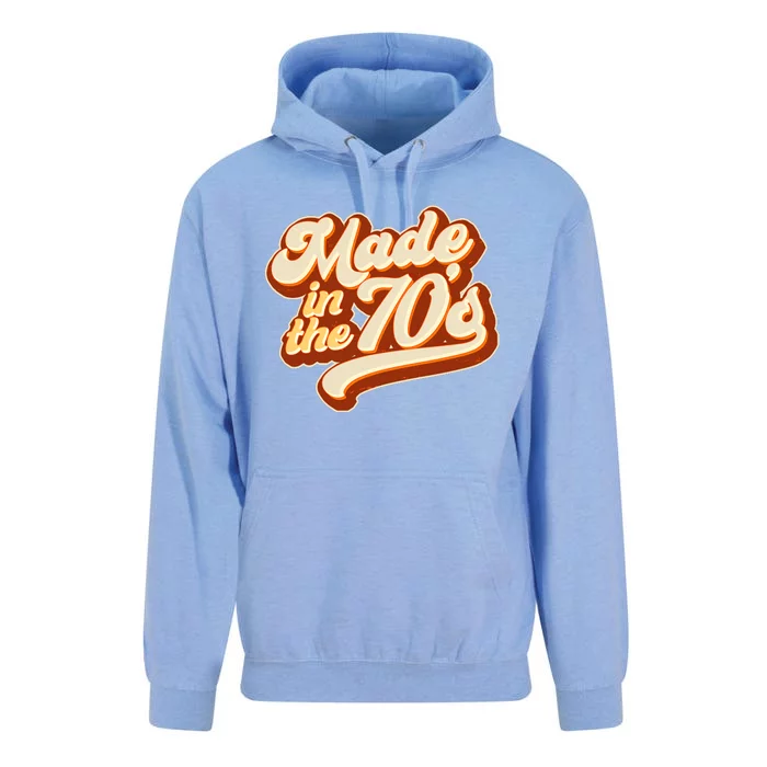 Retro Vintage Maded In The 70s 1970s Unisex Surf Hoodie