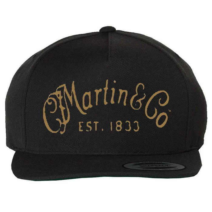 Retro Vintage Martin Guitars American Legend Wool Snapback Cap