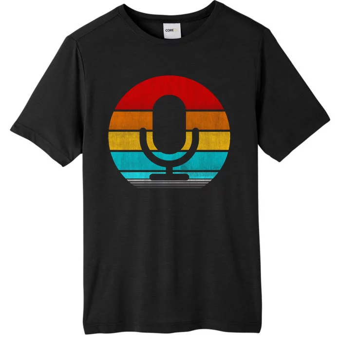 Retro Vintage Microphone ChromaSoft Performance T-Shirt