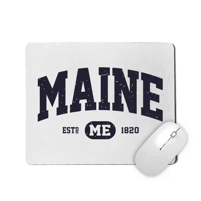 Retro Vintage Maine Mousepad