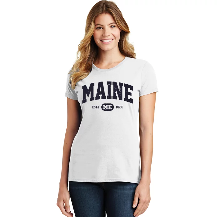 Retro Vintage Maine Women's T-Shirt