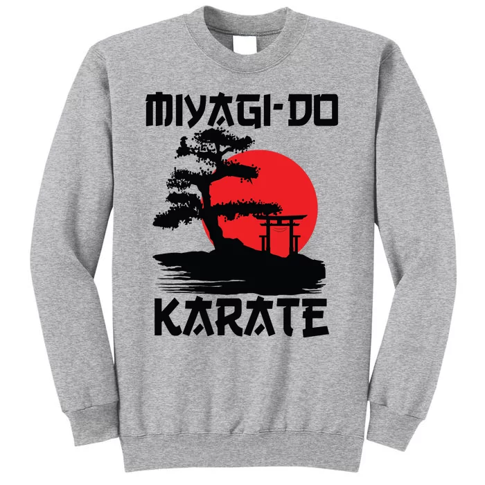 Retro Vintage Miyagi Do Karate Life Bonsai Martial Arts Tall Sweatshirt