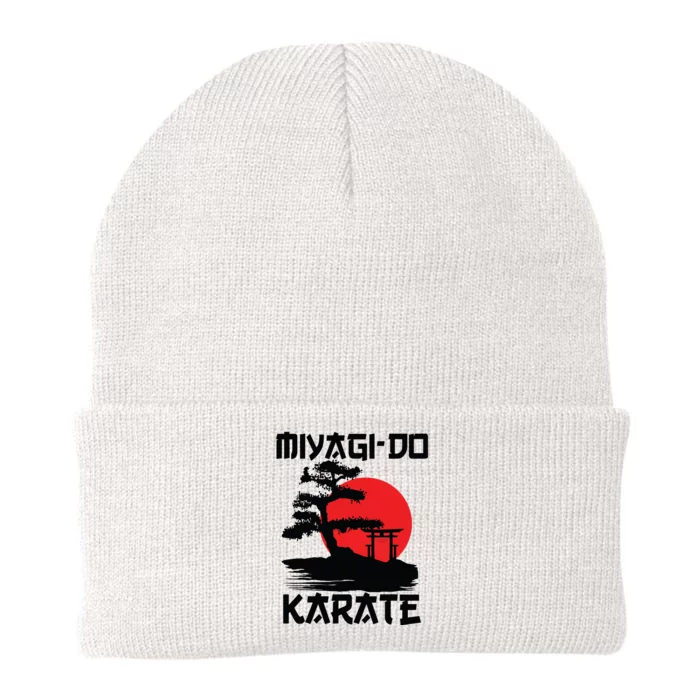 Retro Vintage Miyagi Do Karate Life Bonsai Martial Arts Knit Cap Winter Beanie