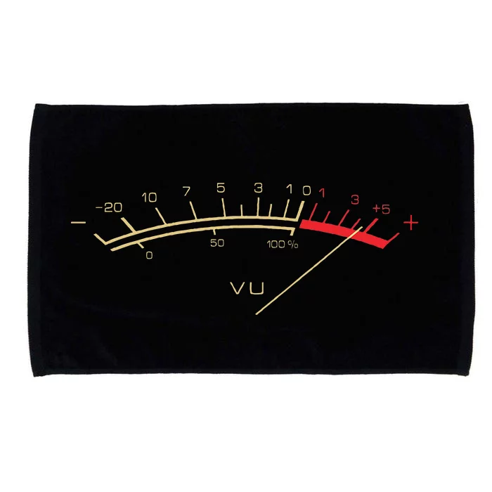 Retro VU Meter HiFi Vintage Stereo Music Lover Gift Microfiber Hand Towel