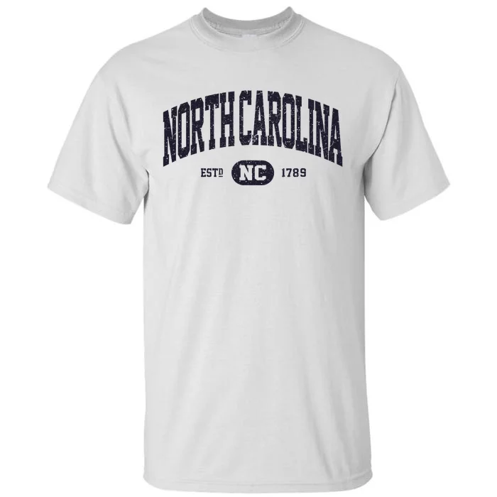 Retro Vintage North Carolina Tall T-Shirt