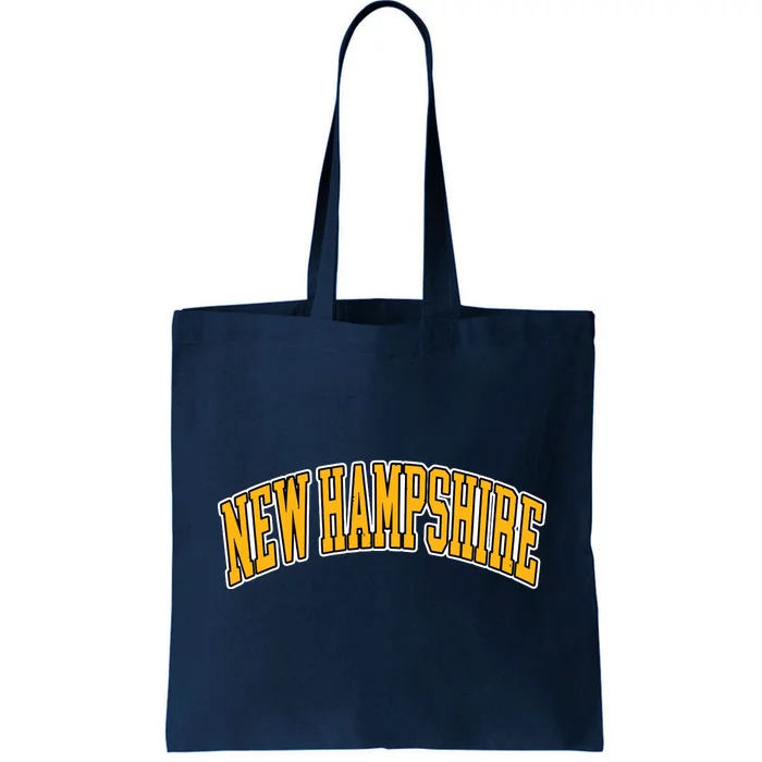 Retro Vintage New Hampshire States American Distressed Gifts Tote Bag