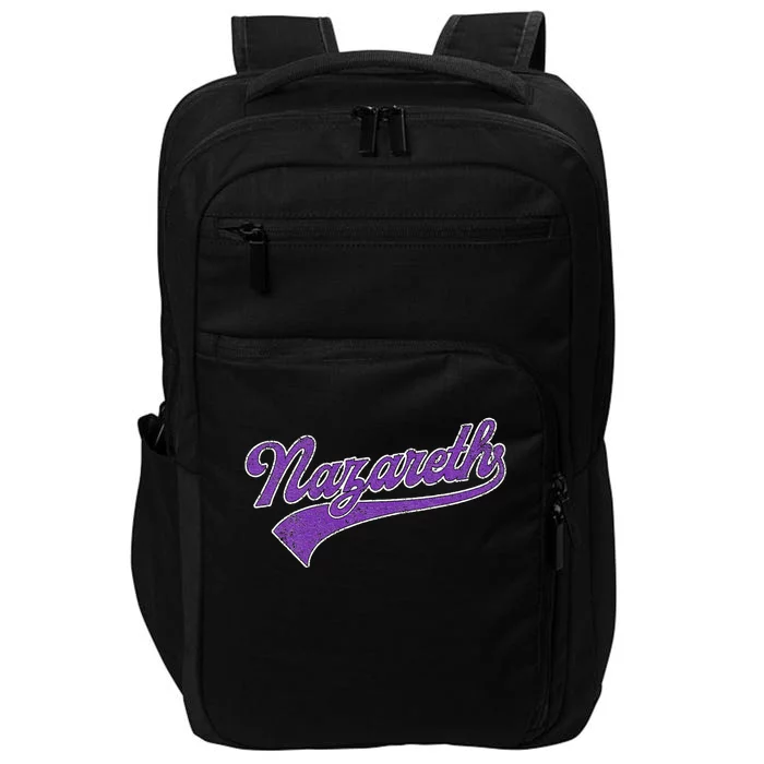 Retro Vintage N.A.Z.A.R.E.T.H Name Impact Tech Backpack