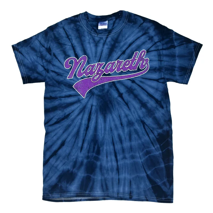 Retro Vintage N.A.Z.A.R.E.T.H Name Tie-Dye T-Shirt