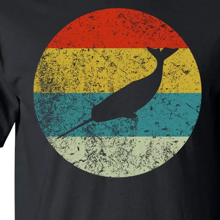 Retro Vintage Narwhal Tall T-Shirt