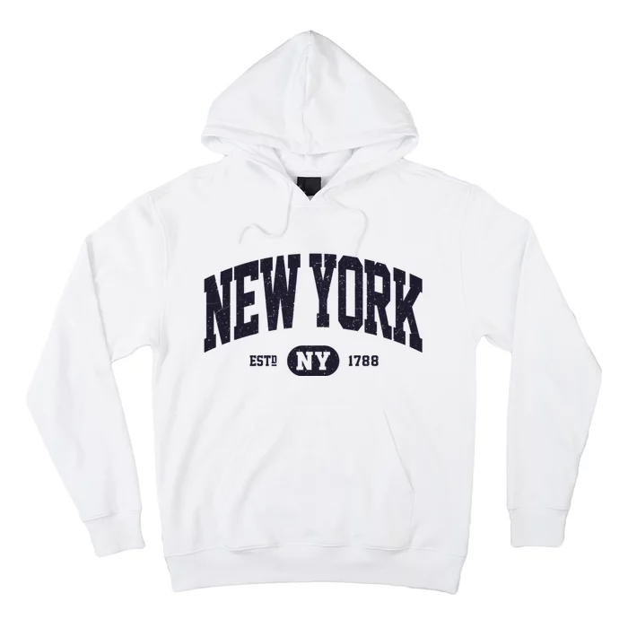 Retro Vintage New York Ny Hoodie