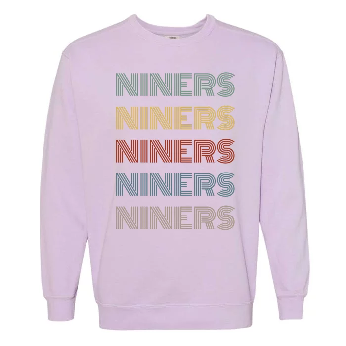 Retro Vintage Niners Garment-Dyed Sweatshirt