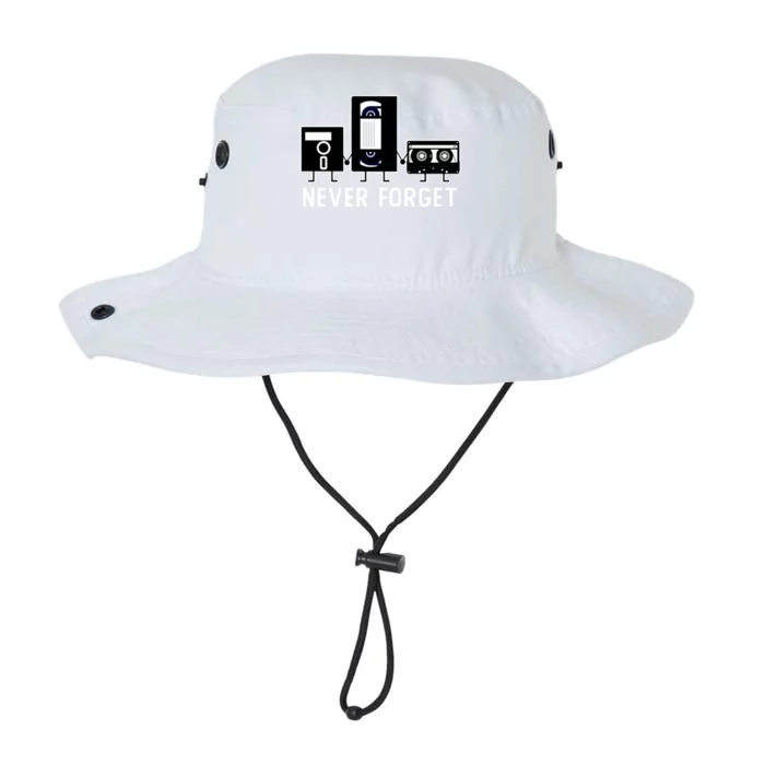 Retro Vintage Never Forget Cassette Tape Gift Legacy Cool Fit Booney Bucket Hat