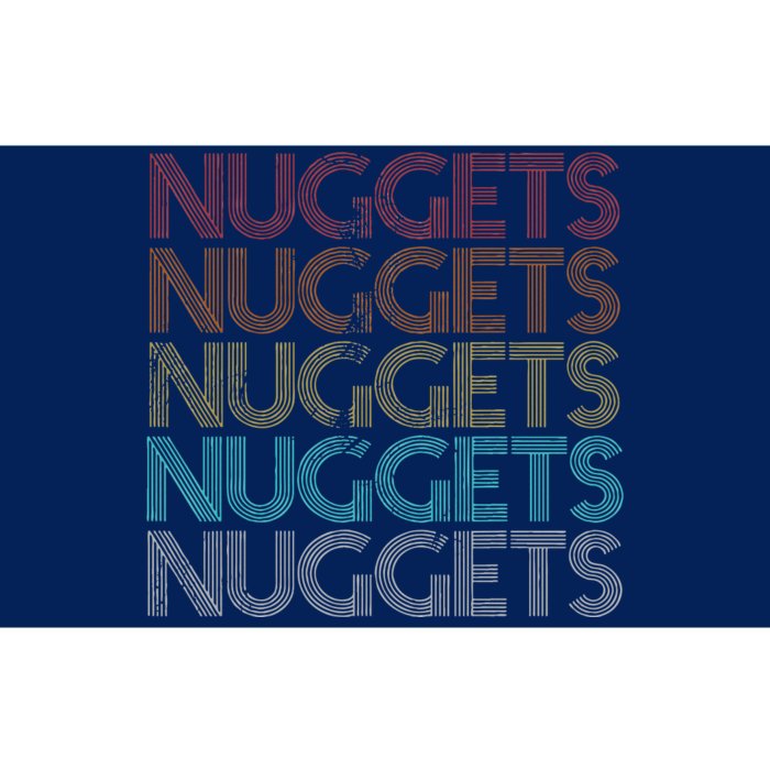 Retro Vintage Nuggets Bumper Sticker