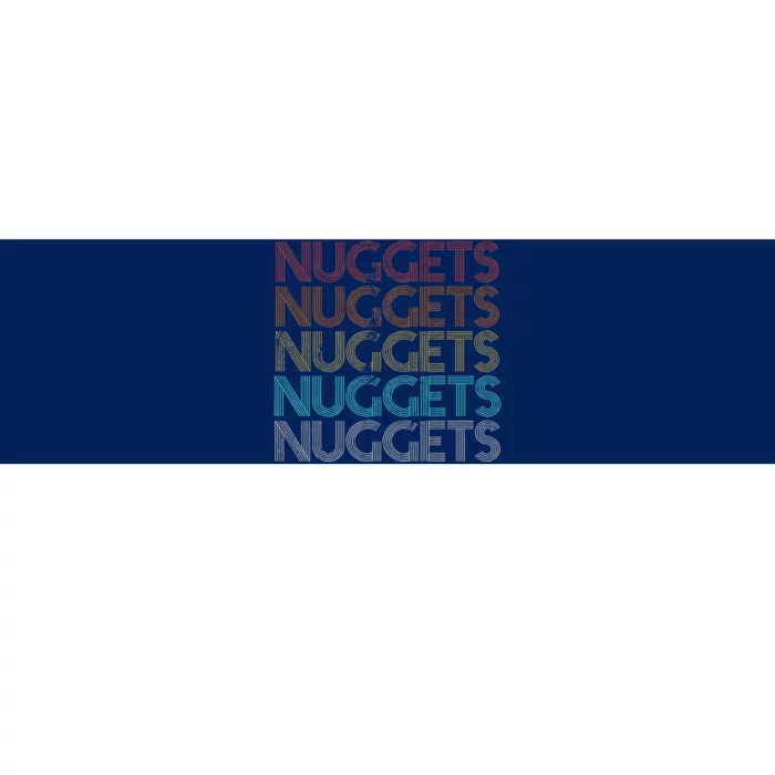 Retro Vintage Nuggets Bumper Sticker