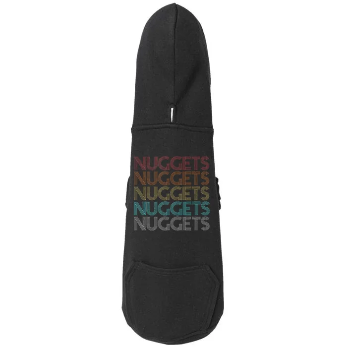 Retro Vintage Nuggets Doggie 3-End Fleece Hoodie