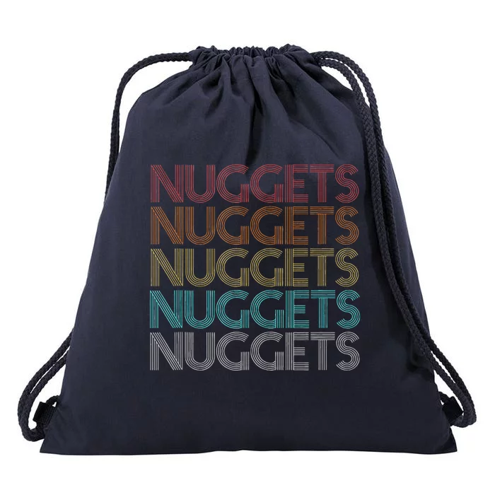 Retro Vintage Nuggets Drawstring Bag