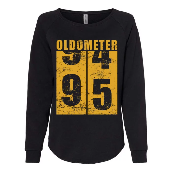 Retro Vintage Oldometer 95 Years Old Womens California Wash Sweatshirt