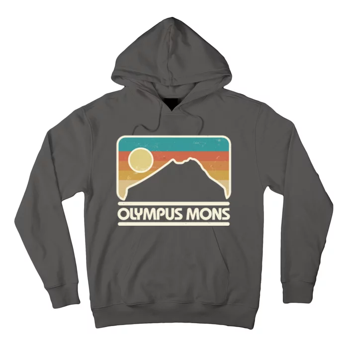 Retro Vintage Olympus Mons Mars Volcano Hoodie