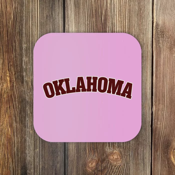 Retro Vintage Oklahoma Souvenir Gift Of Oklahoma Coaster