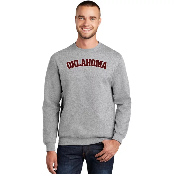 Retro Vintage Oklahoma Souvenir Gift Of Oklahoma Tall Sweatshirt