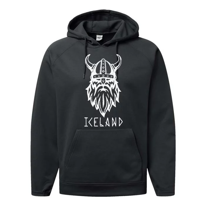 Runic Viking Of Iceland Performance Fleece Hoodie