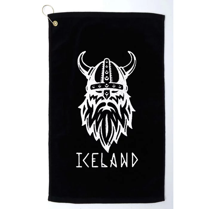 Runic Viking Of Iceland Platinum Collection Golf Towel