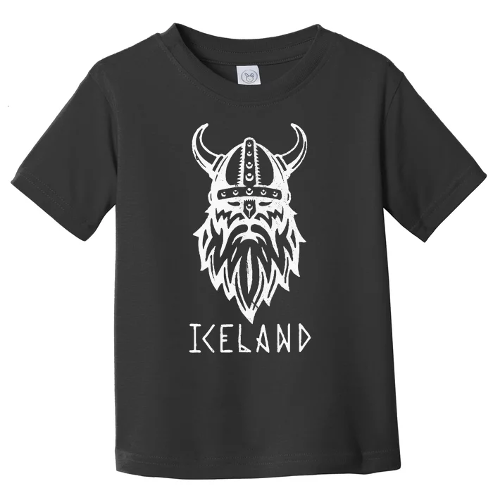 Runic Viking Of Iceland Toddler T-Shirt