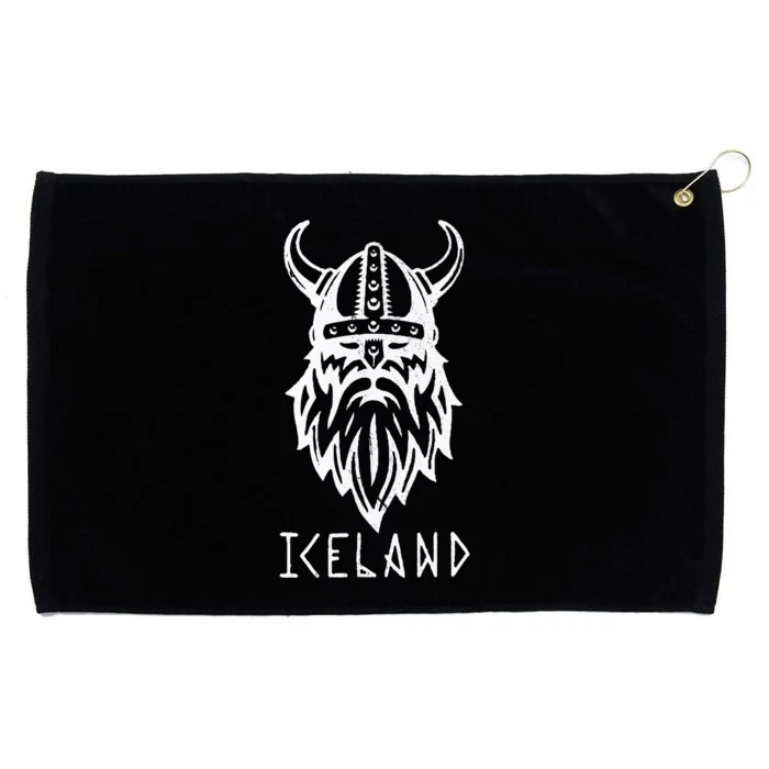 Runic Viking Of Iceland Grommeted Golf Towel