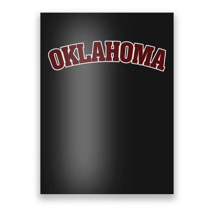 Retro Vintage Oklahoma Souvenir Gift Of Oklahoma Poster