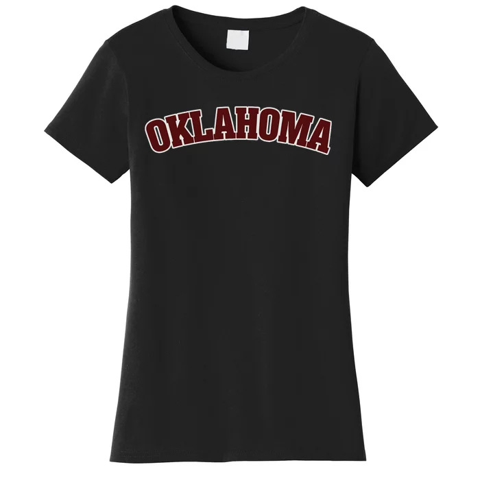 Retro Vintage Oklahoma Souvenir Gift Of Oklahoma Women's T-Shirt