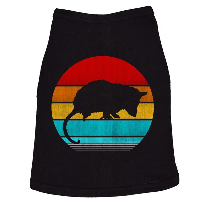 Retro Vintage Opossum Doggie Tank