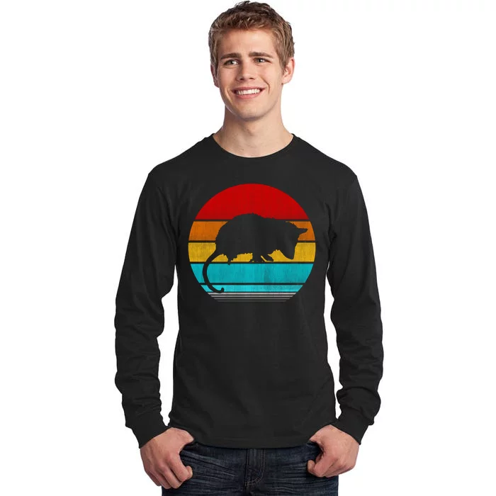 Retro Vintage Opossum Tall Long Sleeve T-Shirt