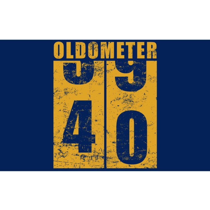 Retro Vintage Oldometer 40 Years Old Bumper Sticker